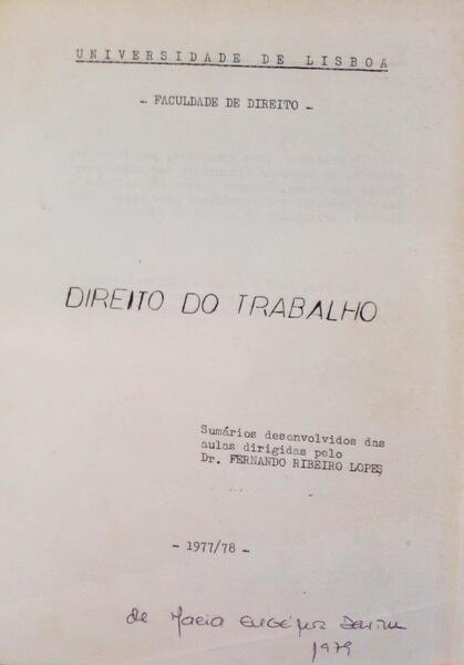DIREITO DO TRABALHO.