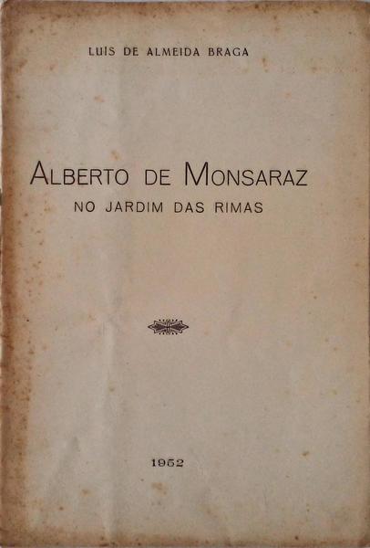 ALBERTO DE MONSARAZ NO JARDIM DAS RIMAS.