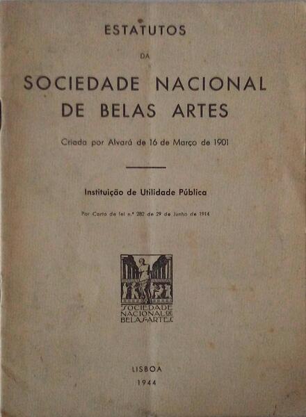 ESTATUTOS DA SOCIEDADE NACIONAL DE BELAS ARTES.