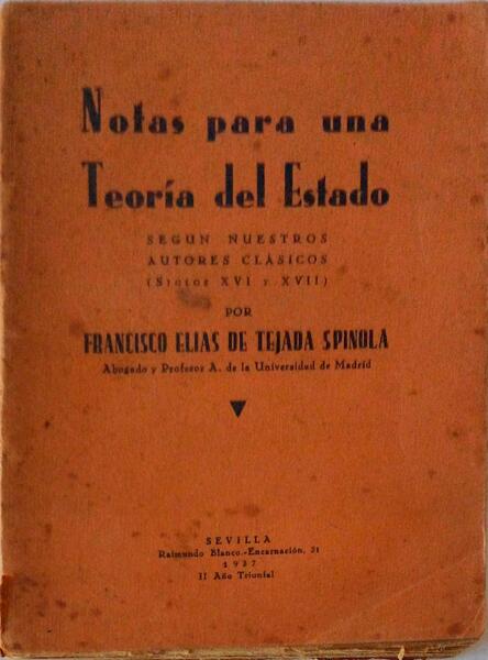 NOTAS PARA UNA TEORÃA DEL ESTADO.