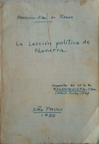 LA LECCIÃ“N POLÃTICA DE NAVARRA.
