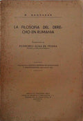 LA FILOSOFIA DEL DERECHO EN RUMANIA.