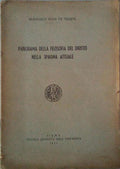 PANORAMA DELLA FILOSOFIA DEL DIRITO NELLA SPAGNA  ATTUALE.