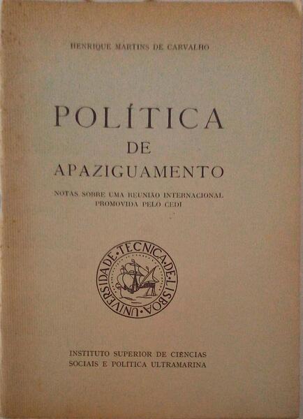 POLÃTICA DE APAZIGUAMENTO.