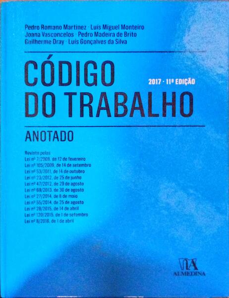 CÃ“DIGO DO TRABALHO ANOTADO.
