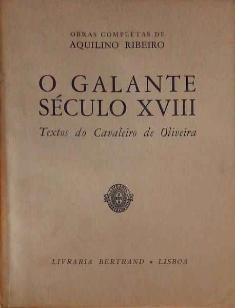 O GALANTE SÃ‰CULO XVIII.
