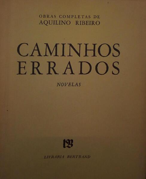 CAMINHOS ERRADOS.