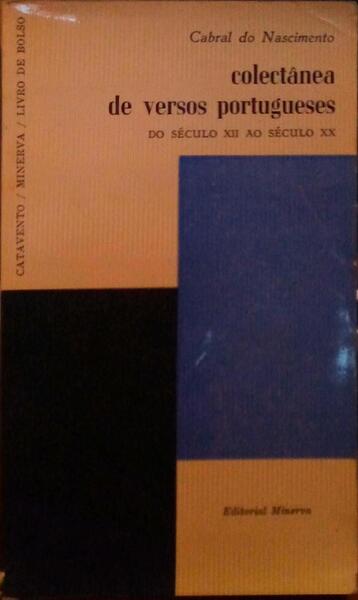 COLECTÃ‚NEA DE VERSOS PORTUGUESES.