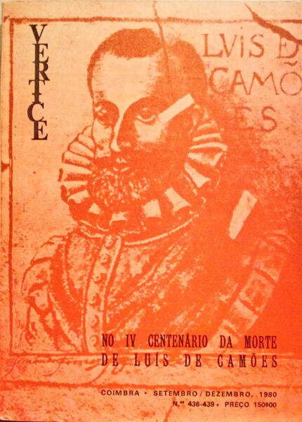 NO IV CENTENÃRIO DA MORTE DE LUÃS DE CAMÃ•ES. VERTICE, NÂº 436-439, 1980.