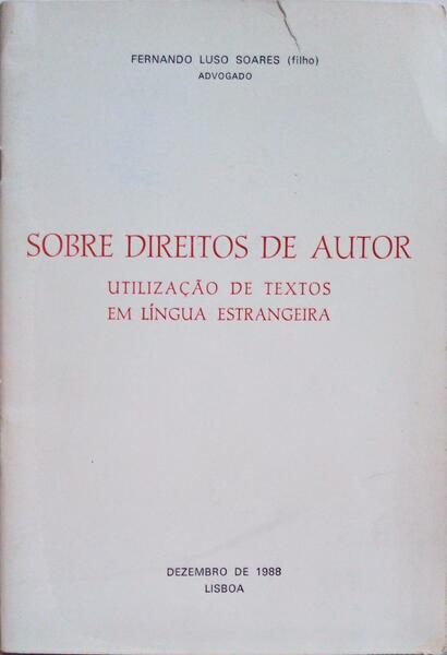 SOBRE DIREITOS DE AUTOR.