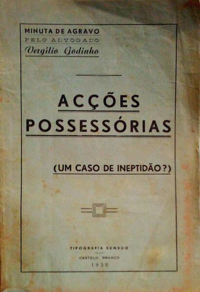 ACÃ‡Ã•ES POSSESSÃ“RIAS.
