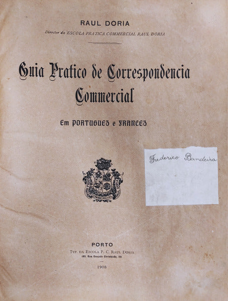 GUIA PRATICO DE CORRESPONDENCIA COMERCIAL.