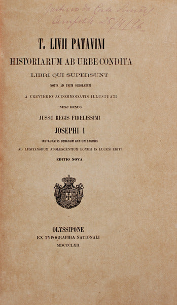 HISTORIARUM AB URBE CONDITA LIBRI QUI SUPERSUNT.