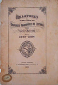 RELATORIO DO GABINETE PORTUGUEZ DE LEITURA NO RIO DE JANEIRO. 1889-1894.