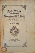 RELATORIO DO GABINETE PORTUGUEZ DE LEITURA NO RIO DE JANEIRO. 1895-1898.