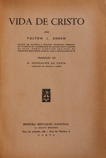 VIDA DE CRISTO.