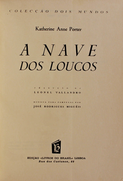 A NAVE DOS LOUCOS.