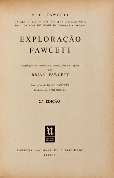 EXPLORAÃ‡ÃƒO FAWCETT.