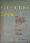 COLÃ“QUIO LETRAS, N.Âº 113/114, JANEIRO-ABRIL 1990.