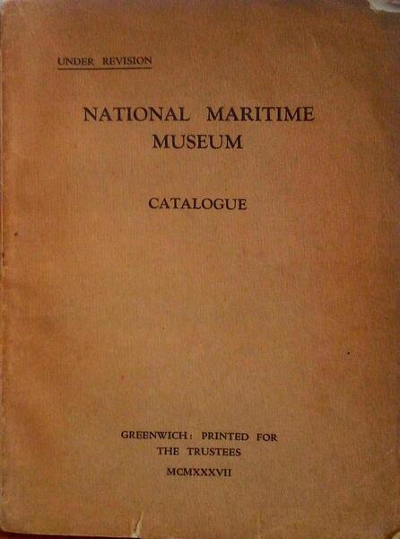 NATIONAL MARITIME MUSEUM. CATALOGUE.