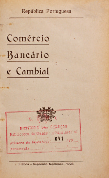 COMÃ‰RCIO BANCÃRIO E CAMBIAL.
