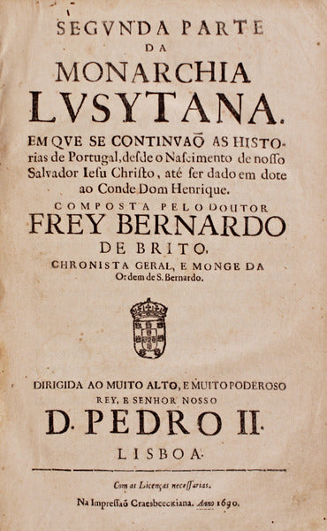SEGVNDA PARTE DA MONARCHIA LVSYTANA.