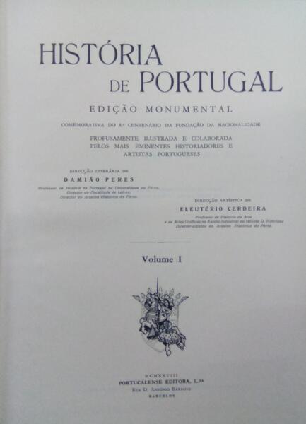 HISTÃ“RIA DE PORTUGAL. [9 Vols]