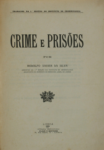 CRIME E PRISÃ•ES.