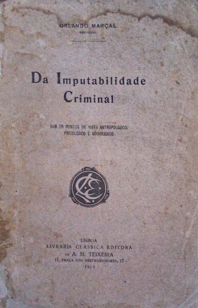 DA IMPUTABILIDADE CRIMINAL.