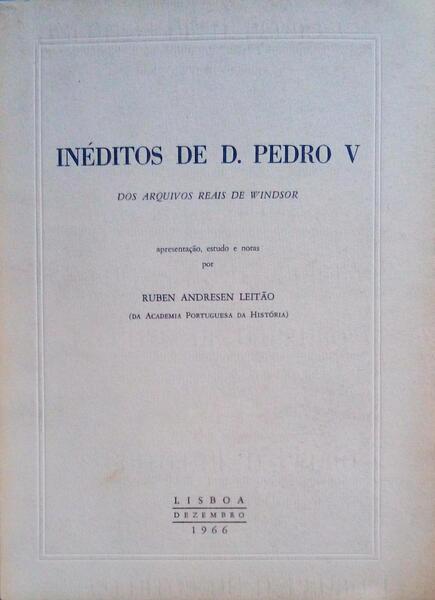 INÃ‰DITOS DE D. PEDRO V.
