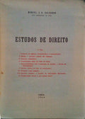 ESTUDOS DE DIREITO.