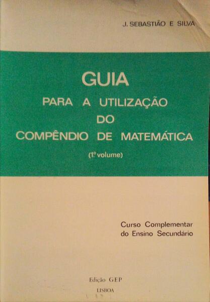 GUIA PARA A UTILIZAÃ‡ÃƒO DO COMPÃŠNDIO DE MATEMÃTICA.