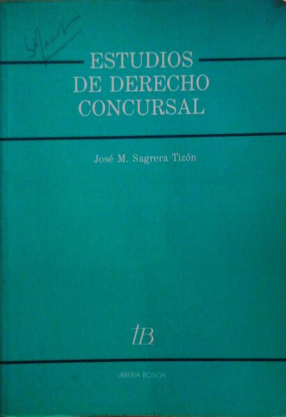 ESTUDIOS DE DIRECHO CONCURSAL.