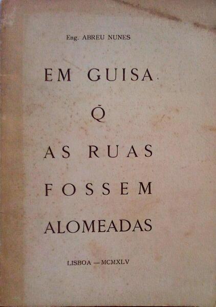 EM GUISA Q AS RUAS FOSSEM ALOMEADAS.