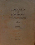 CÃLCULO DE PÃ“RTICOS.