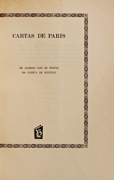 CARTAS DE PARIS.