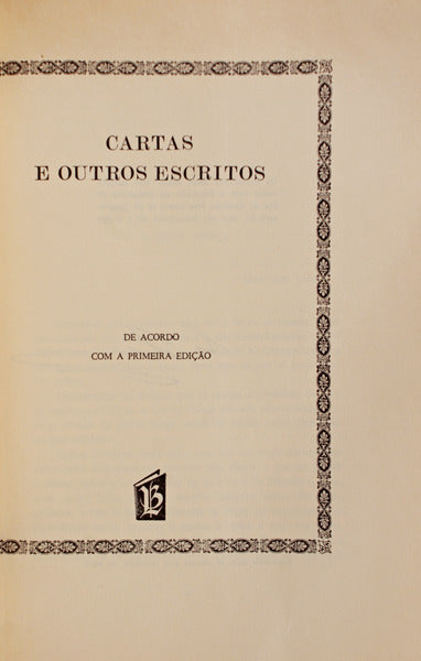 CARTAS E OUTROS ESCRITOS.