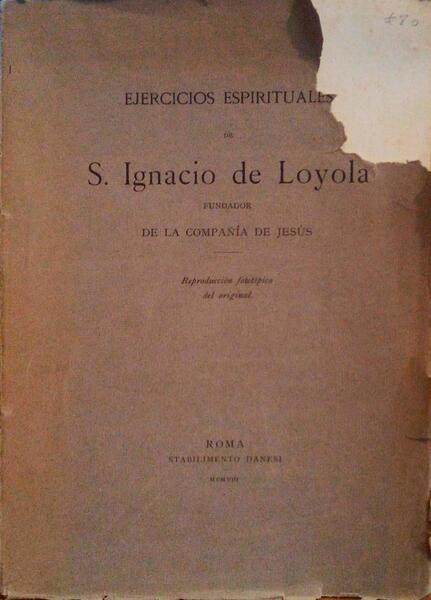 EJERCICIOS ESPIRITUALES.