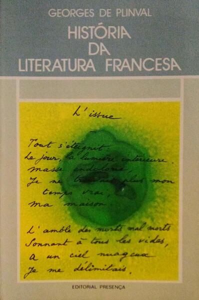 HISTÃ“RIA DA LITERATURA FRANCESA.