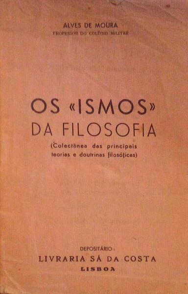 OS ISMOS DA FILOSOFIA.