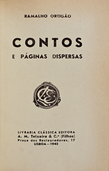 CONTOS E PÃGINAS DISPERSAS.