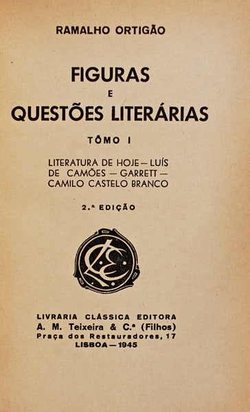 FIGURAS E QUESTÃ•ES LITERÃRIAS.