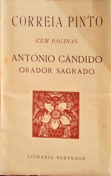 ANTÃ“NIO CÃ‚NDIDO. ORADOR SAGRADO.