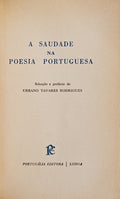 A SAUDADE NA POESIA PORTUGUESA.