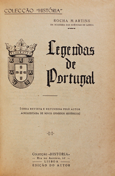 LEGENDAS DE PORTUGAL.