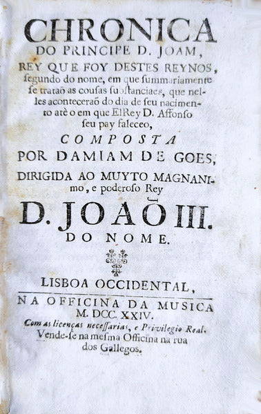 CHRONICA DO PRINCIPE D. JOAM,