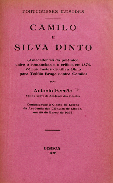 CAMILO E SILVA PINTO.