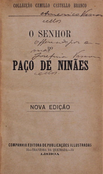 O SENHOR DO PAÃ‡O DE NINÃƒES.