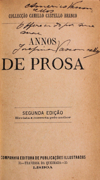 ANNOS DE PROSA.