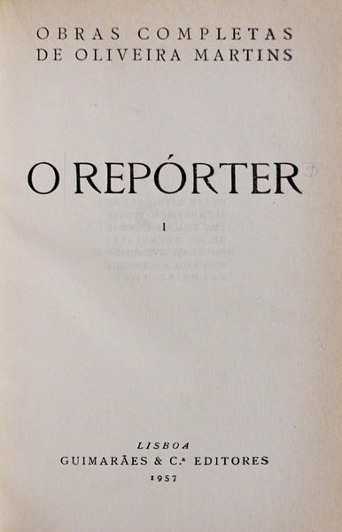 O REPÃ“RTER.